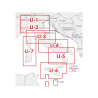 Italy LI-4 - AvioPortolano VFR Chart, Paper, laminated, folded