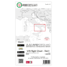 Italy LI-5 - AvioPortolano VFR Chart, Paper, laminated, folded