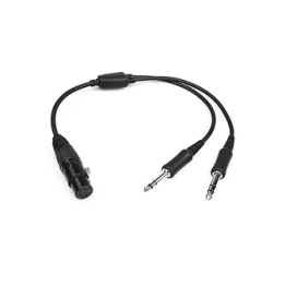 Headset Adapter - XLR-5 Male (W) to PJ Male (GA, m)