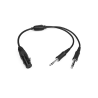 Headset Adapter - XLR-5 Male (W) to PJ Male (GA, m)
