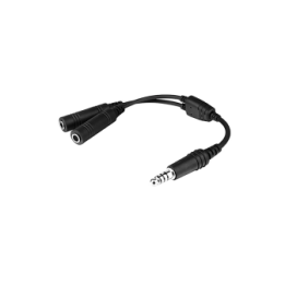 Headset adapter - PJ plug (GA, w) to U/174 (helicopter, m)