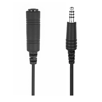 Headset Verlängerungskabel für U/174 Stecker (Helikopter) - 162 cm