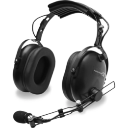 Flightcom 4DX Classic - passive Pilot Headset, Twin Plugs (GA)