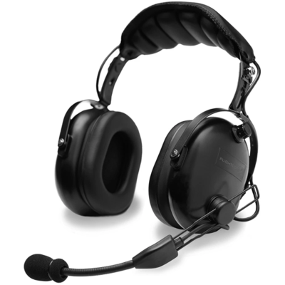 Flightcom 4DLX Classic - passives Pilotenheadset, PJ-Stecker, mit Tasche