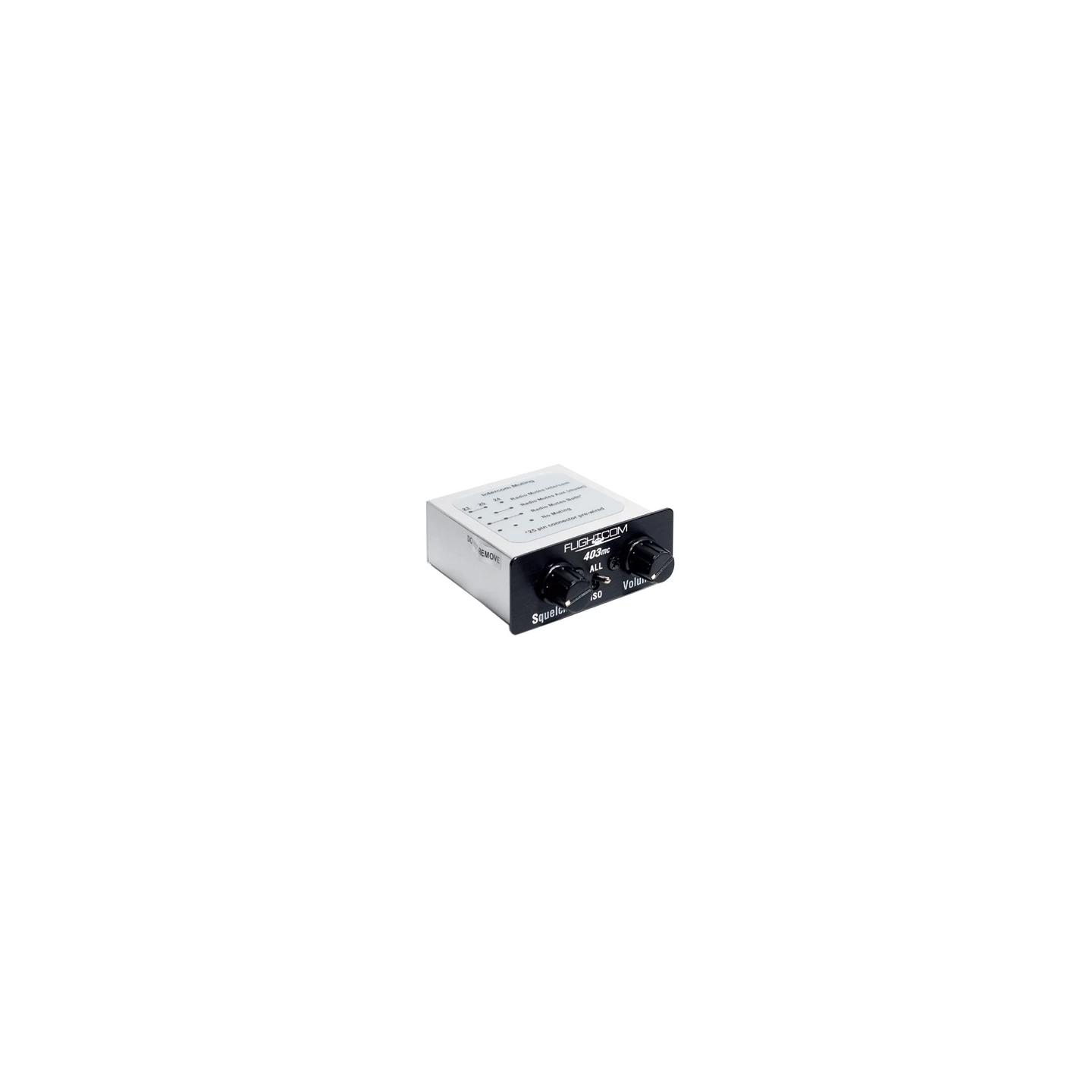 403MC 4plc panel mount intercom with jacks