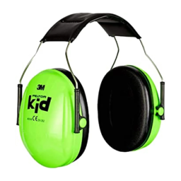 Peltor Kid - Noise Protection for Children, neon green