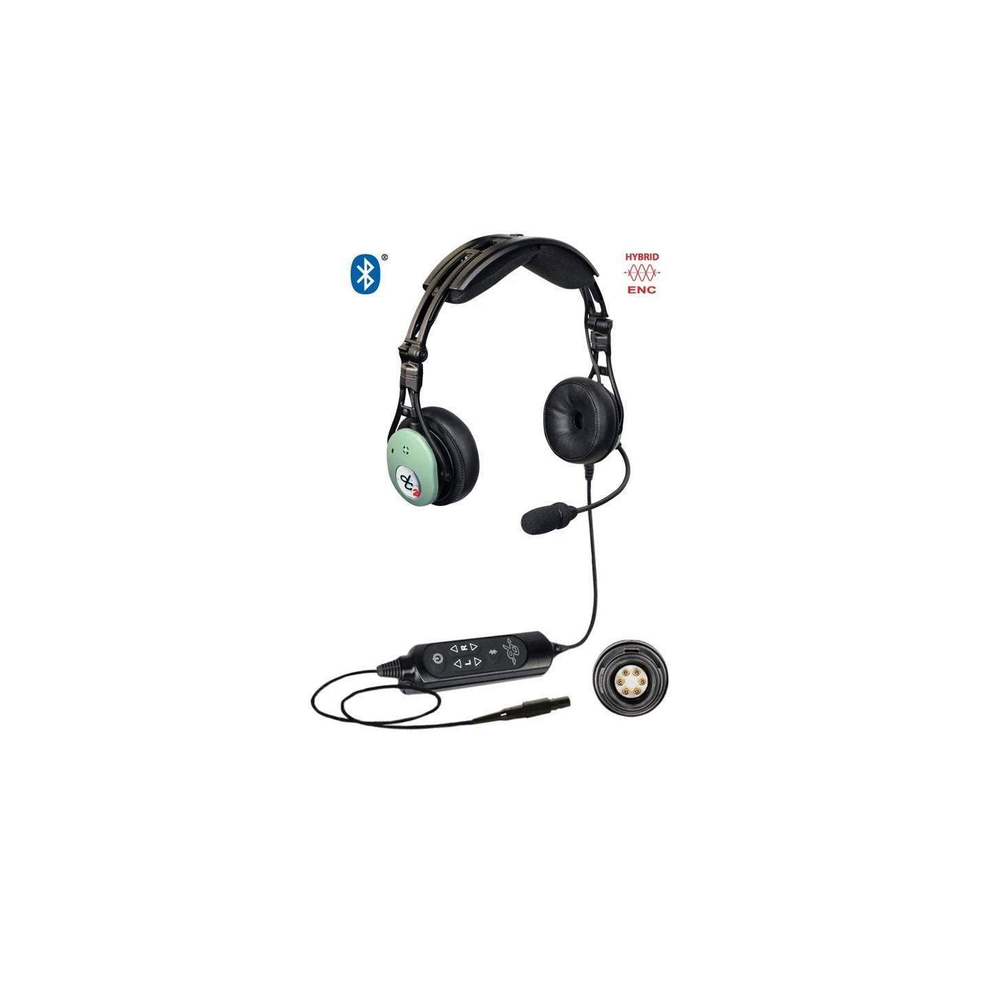 David Clark PRO-X2 Hybrid ENC Headset - Active, LEMO Connector (6-Pin), Bluetooth (Model 43105G-02)