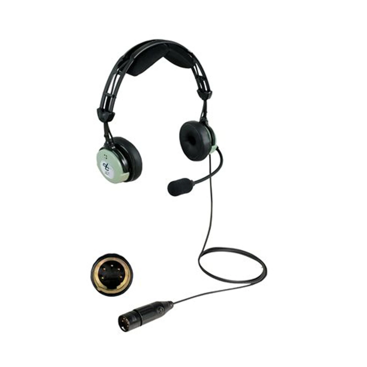 David Clark JET Headset - XLR-5 Stecker, passiv, Modell 43108G-02