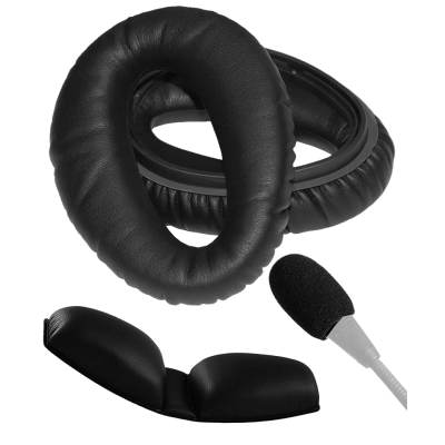 Lightspeed Standard Zubehör-Kit für Zulu Headsets - Ohrmuscheln, Kopfpolster, Windschutz