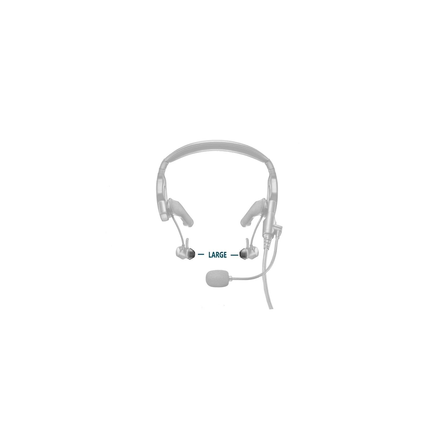 BOSE Silicon Ear Tipkit Stayhear ProFlight / ProFlight 2 Headsets