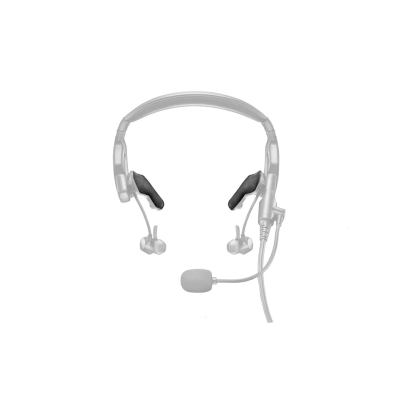 BOSE Seitenpolster ProFlight / ProFlight 2 Headsets - links u. rechts