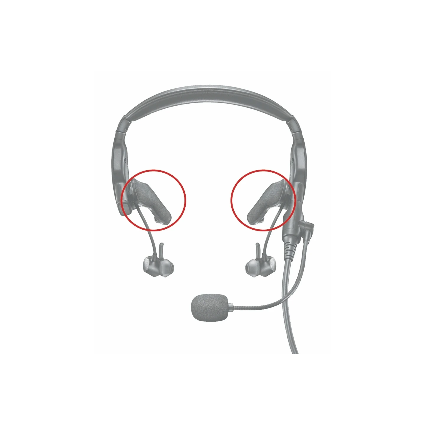 Comount Sidepads Deluxe (pair, left and right) - for Bose ProFlight / ProFlight Series 2 Aviation Headsets