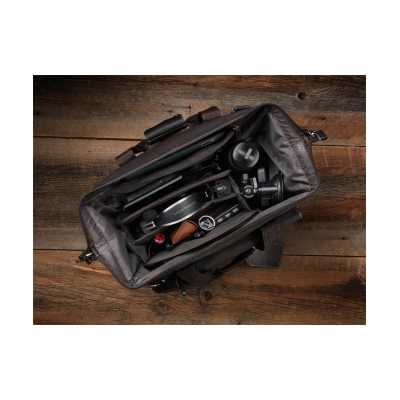 Lightspeed Gann - Pilotenledertasche, dunkelbraun