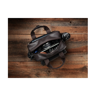 Lightspeed Markham - Pilotenledertasche, dunkelbraun