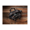 Lightspeed Markham - Aviator Leather Bag, Dark Brown