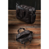 Lightspeed Markham - Aviator Leather Bag, Dark Brown