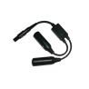 Pilot PA93B Headset Adaptor - from Twin Plugs (GA) to LEMO Plug (Bose)