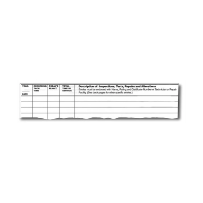 ASA Aircraft Log - Softcover, 64 Seiten