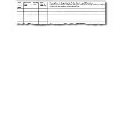 ASA Engine Log - Softcover, 64 Seiten