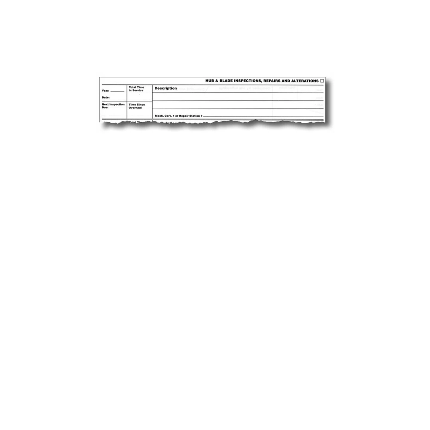ASA Propeller Log - Softcover, 20 pages