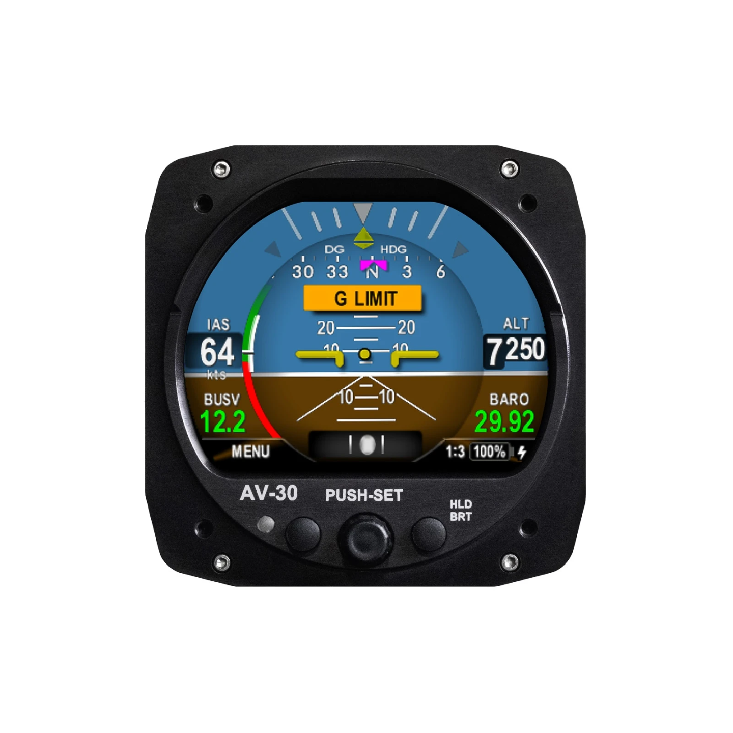 uAvionix AV-30-C (Certified) - EFIS