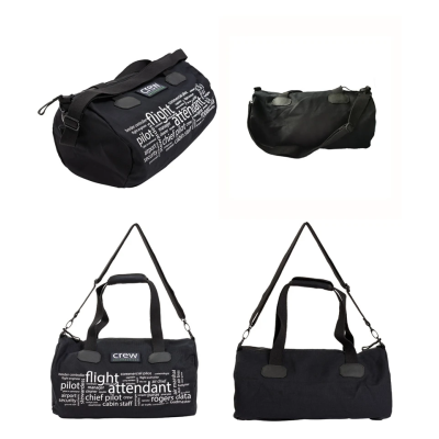 Rogers Data Sporttasche Air Crew - Canvas, schwarz