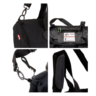 Rogers Data Sporttasche Air Crew - Canvas, schwarz