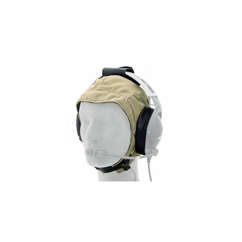 Cloth / Leather Headset Flying Helmet