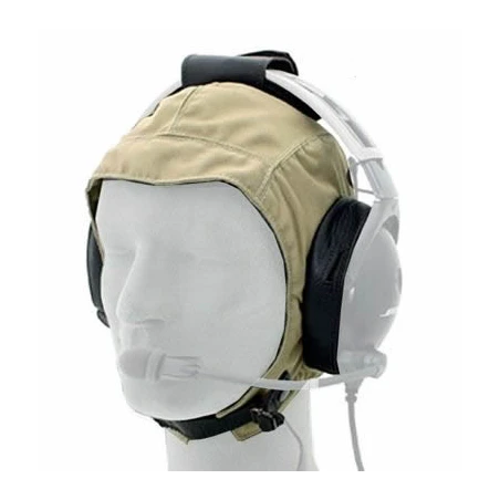Cloth / Leather Headset Flying Helmet