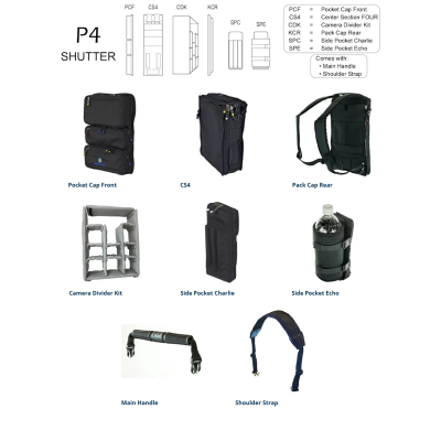 BrightLine FLEX P4 Shutter Bag - Tasche für Fotografen