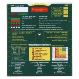 Aviation Disc for Pilots - German/English