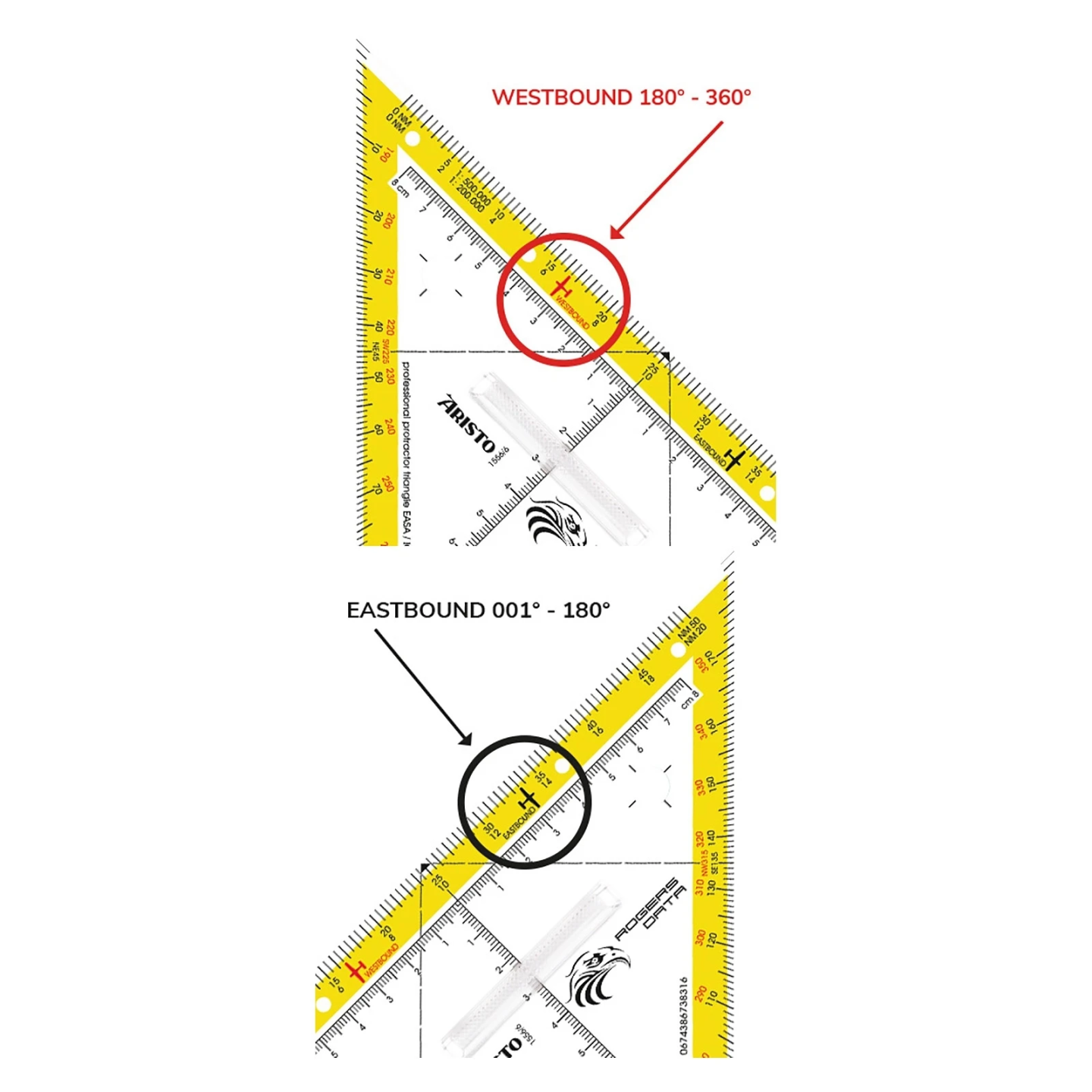 Rogers Data navigation triangle EASA/ICAO - with holding bar