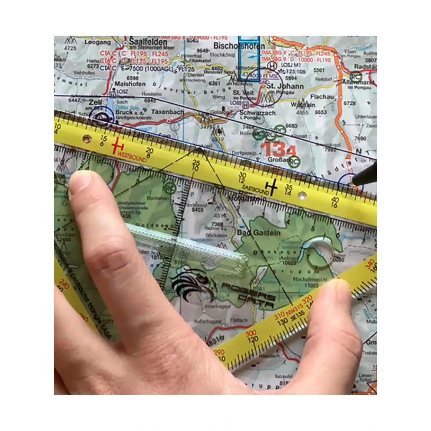 Rogers Data navigation triangle EASA/ICAO - with holding bar