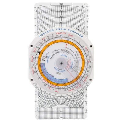 Pooleys CRP-5W Luftfahrt-Rechner mit Windarm
