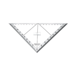 Triangular Track Line Protractor