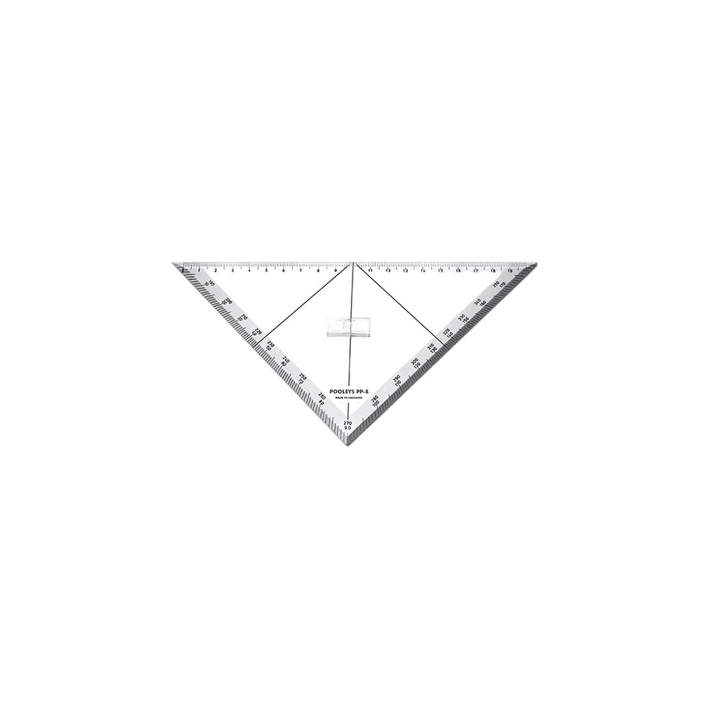 Triangular Track Line Protractor