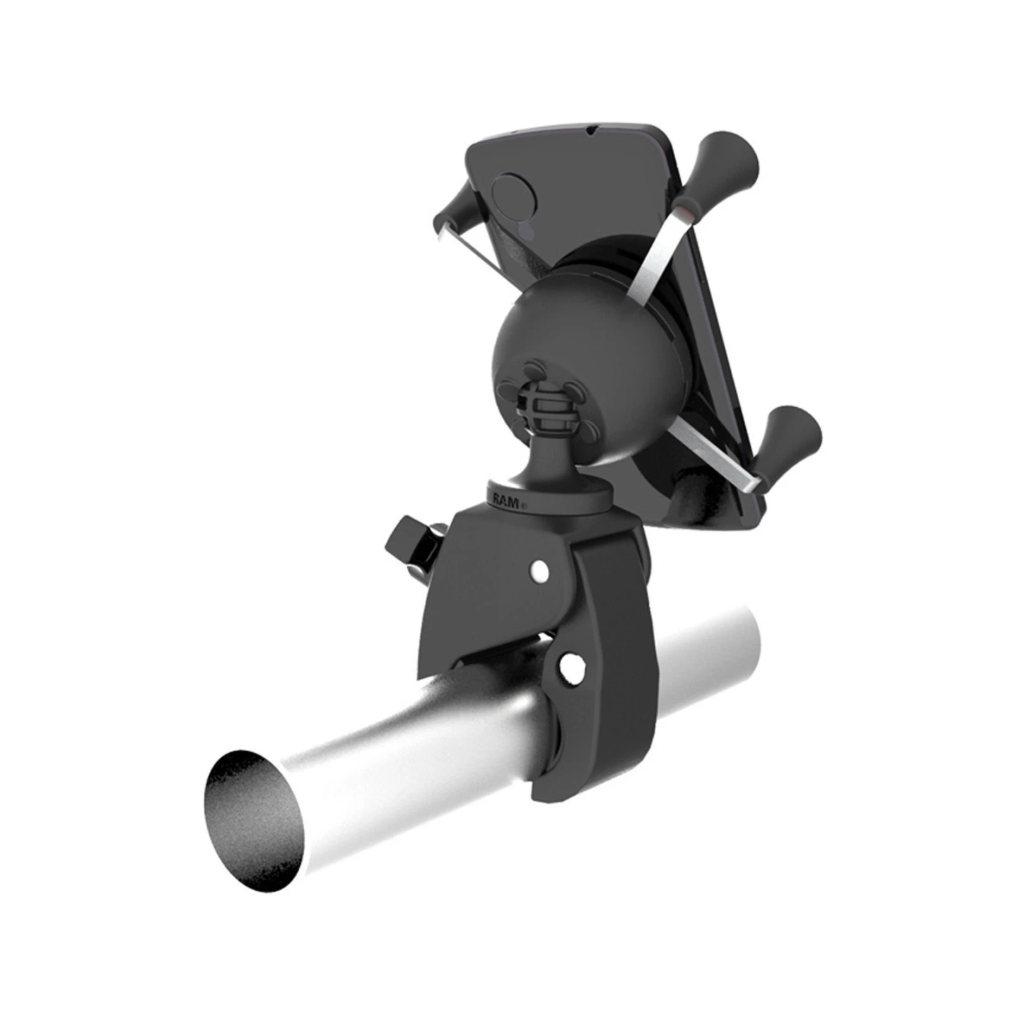 RAM MOUNTS Tough-Claw Mount with universal X-Grip Smartphone Holder