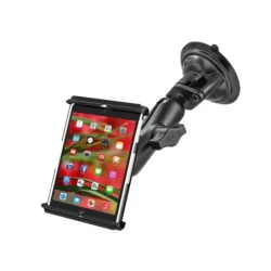 RAM Mounts Saugfusshalterung mit Universal Tab-Tite Halteschale (7 Zoll Tablets) - auch mit dünnen Schutzhüllen