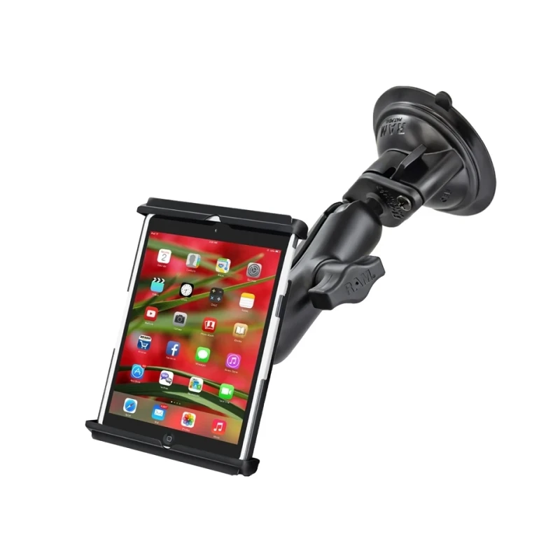 RAM Mounts Saugfusshalterung mit Universal Tab-Tite Halteschale (7 Zoll Tablets) - auch mit dünnen Schutzhüllen
