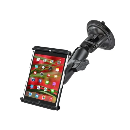 RAM Mounts Saugfusshalterung mit Universal Tab-Tite Halteschale (7 Zoll Tablets) - auch mit dünnen Schutzhüllen