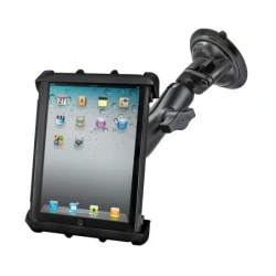 RAM Mounts Saugfusshalterung mit Universal Tab-Tite Halteschale (10 Zoll Tablets) - auch mit Schutzgehäusen