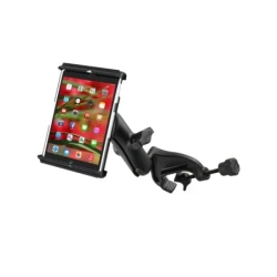 RAM Mounts Steuerhornhalterung mit Universal Tab-Tite Halteschale (7 Zoll Tablets) - auch mit dünnen Schutzhüllen