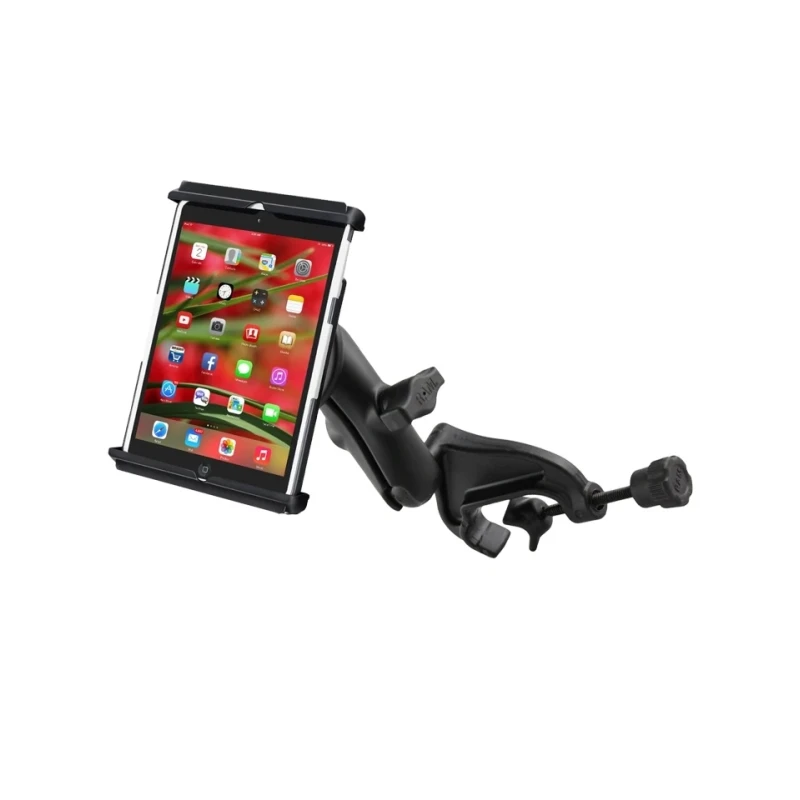 RAM Mounts Steuerhornhalterung mit Universal Tab-Tite Halteschale (7 Zoll Tablets) - auch mit dünnen Schutzhüllen