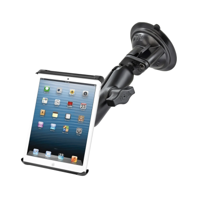 RAM Mounts Saugfusshalterung mit Universal Tab-Tite Halteschale für 7 Zoll Tablets (Kindle Fire, Google Nexus 7)