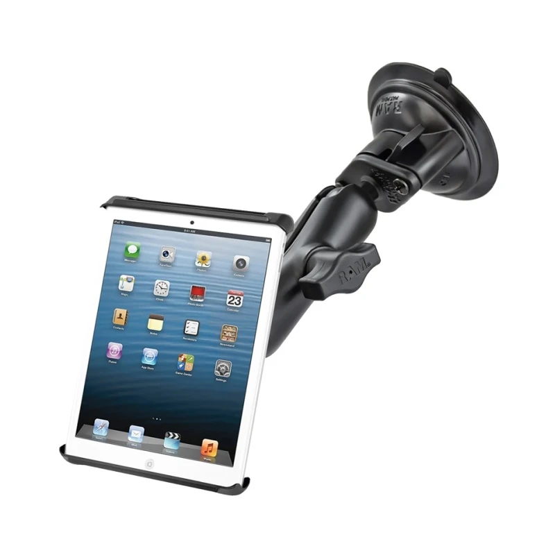 RAM Mounts Saugfusshalterung mit Universal Tab-Tite Halteschale für 7 Zoll Tablets (Kindle Fire, Google Nexus 7)