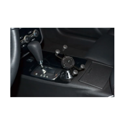 RAM Mounts Mighty Buddy Saugfuss-Halterung mit X-Grip Halteklammer für Smartphones bis 82,6 mm Breite - direkte Anbindung