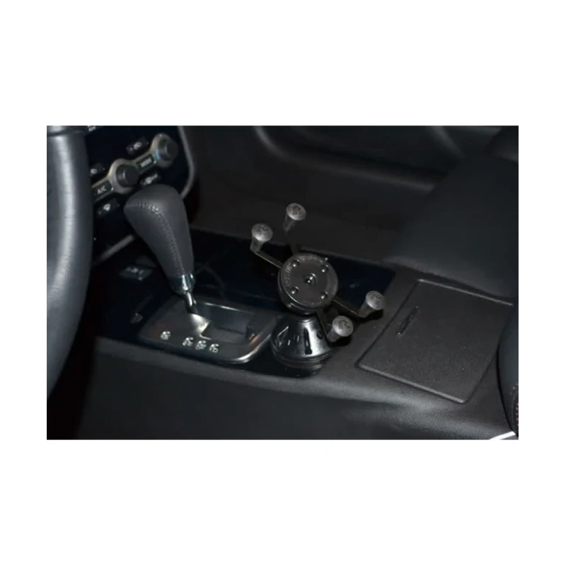 RAM Mounts Mighty Buddy Saugfuss-Halterung mit X-Grip Halteklammer für Smartphones bis 82,6 mm Breite - direkte Anbindung
