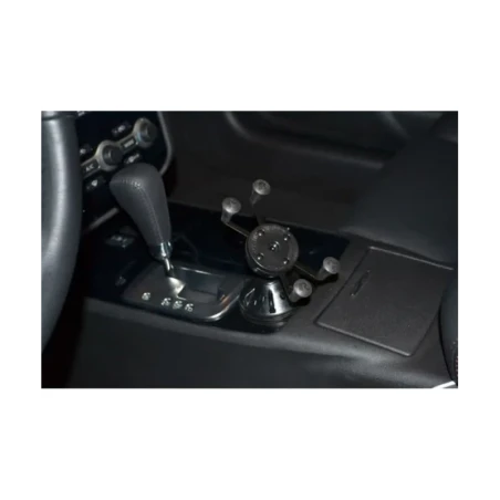 RAM Mounts Mighty Buddy Saugfuss-Halterung mit X-Grip Halteklammer für Smartphones bis 82,6 mm Breite - direkte Anbindung