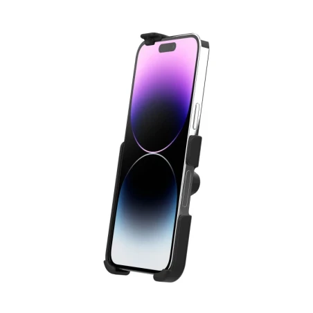 RAM Mounts EZ-Roll'r Form-Fit Halteschale für Apple iPhone 14 Plus/Pro Max, 15 Plus & 16 Plus - Ohne Schutzhülle