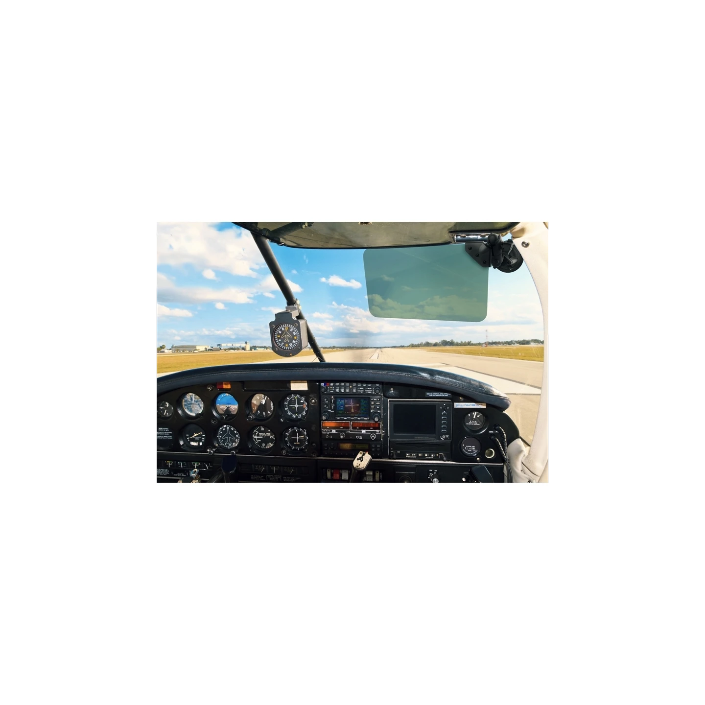 RAM MOUNT Sun Visor (dark green, 8"x13") with Suct